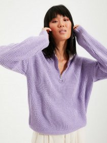 Свитры и кардиганы Trendyol модель TWOAW22KZ0756/Lila Фото