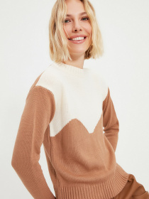 Свитры и кардиганы Trendyol модель TWOAW22KZ0876/Camel Фото