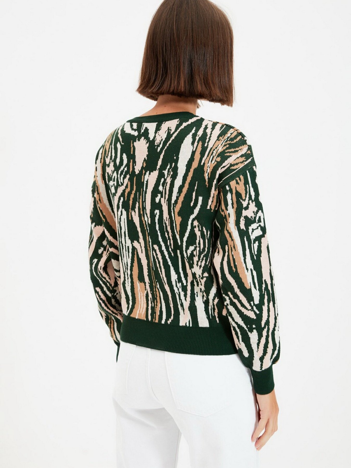 Свитры и кардиганы Trendyol модель TWOAW22KZ0909/Zumrut Yesili Фото