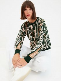 Свитры и кардиганы Trendyol модель TWOAW22KZ0909/Zumrut Yesili Фото