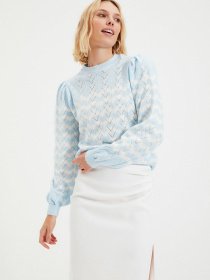 Свитры и кардиганы Trendyol модель TWOAW22KZ0914/Acik Mavi Фото