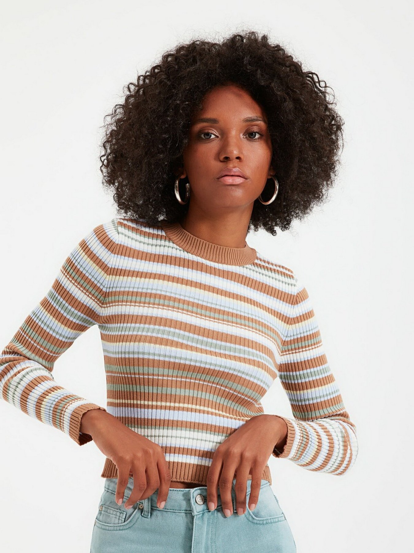 Свитры и кардиганы Trendyol модель TWOAW22KZ1114/Camel Фото