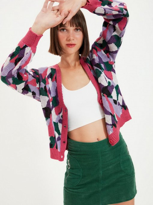 Свитры и кардиганы Trendyol модель TWOAW22KZ1163/Pembe Фото