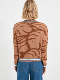 Свитры и кардиганы Trendyol модель TWOAW22KZ1212/Camel Фото
