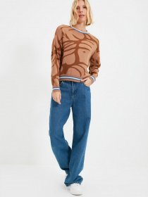 Свитры и кардиганы Trendyol модель TWOAW22KZ1212/Camel Фото