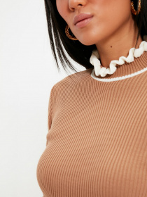 Свитры и кардиганы Trendyol модель TWOAW22KZ1250/Camel Фото