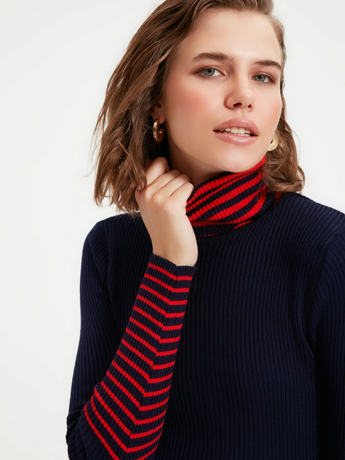 Свитры и кардиганы Trendyol модель TWOAW22KZ1251/Lacivert Свитры и кардиганы Trendyol модель TWOAW22KZ1251/Lacivert Фото