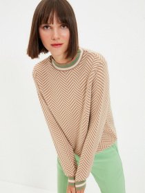 Свитры и кардиганы Trendyol модель TWOAW22KZ1322/Camel Фото