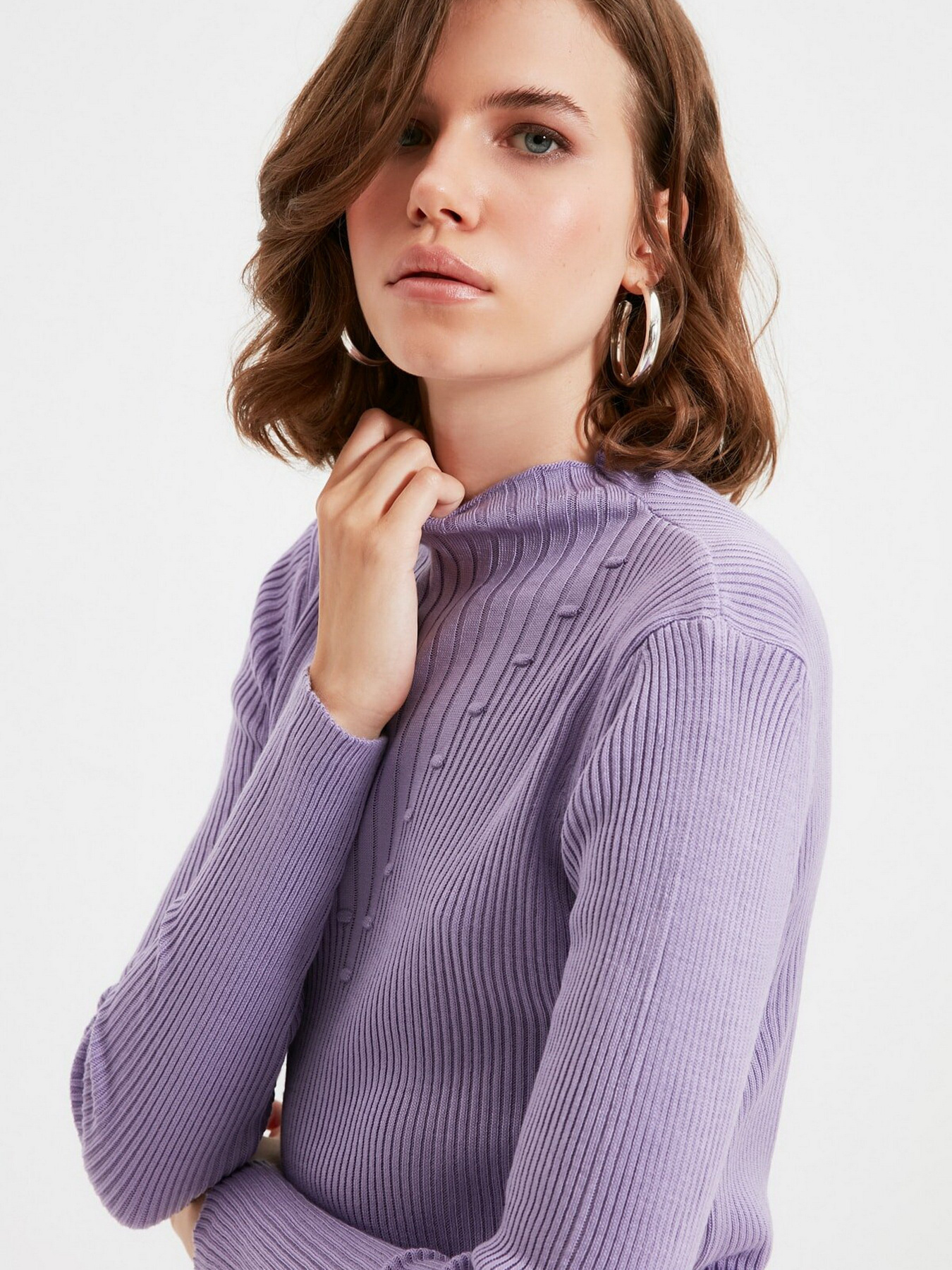 Свитры и кардиганы Trendyol модель TWOAW22KZ1411/Lila Свитры и кардиганы Trendyol модель TWOAW22KZ1411/Lila Фото