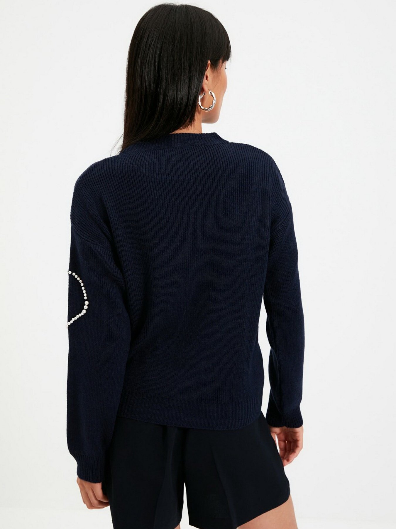 Свитры и кардиганы Trendyol модель TWOAW22KZ1496/Lacivert Свитры и кардиганы Trendyol модель TWOAW22KZ1496/Lacivert Фото