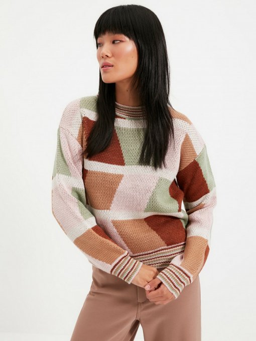 Свитры и кардиганы Trendyol модель TWOAW22KZ1664/Camel Фото