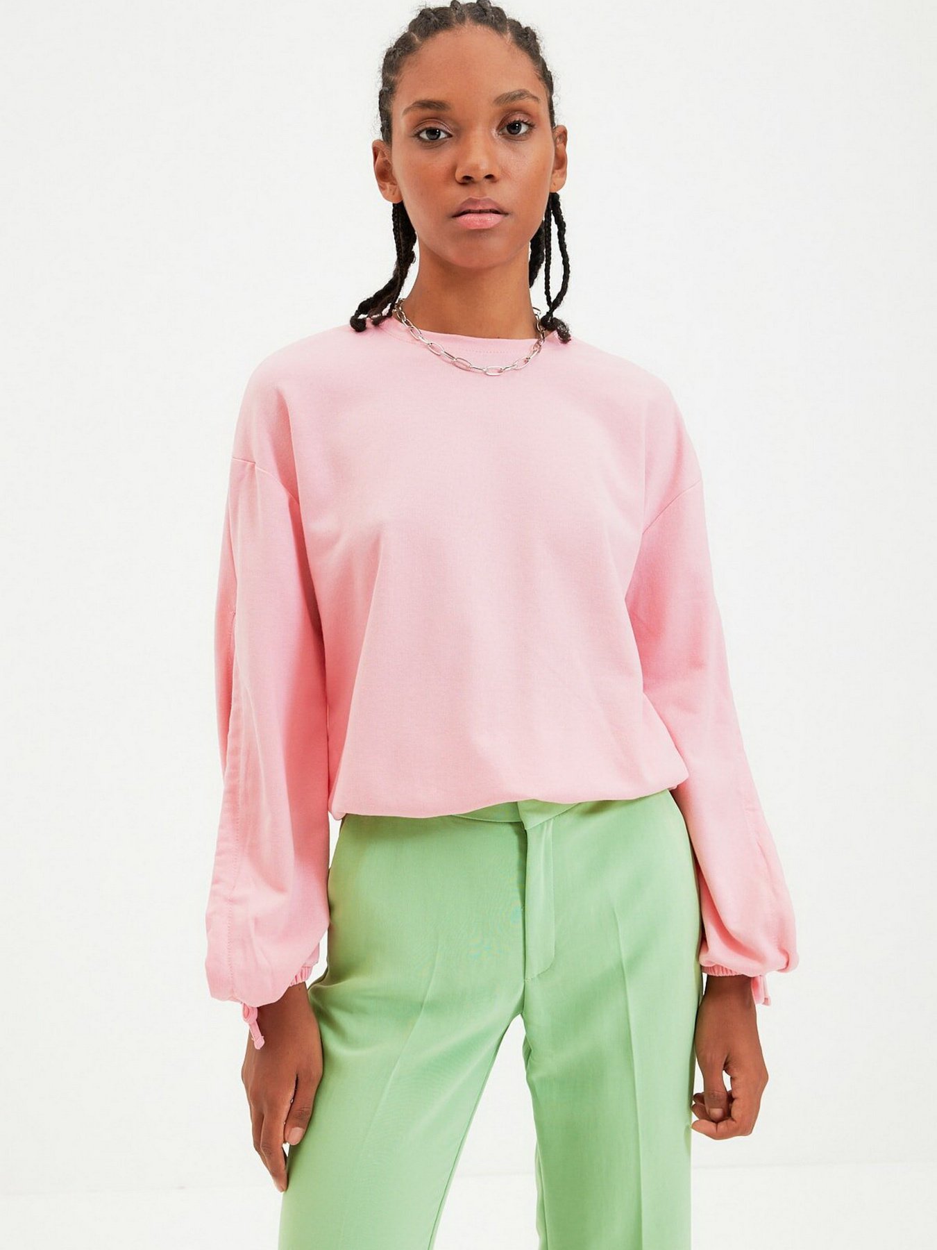 Худи и свитшоты Trendyol модель TWOAW22SW0393/Pembe Фото