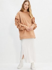 Худи и свитшоты Trendyol модель TCTAW22TW0011/Bej Фото