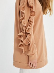 Худи и свитшоты Trendyol модель TCTAW22TW0011/Bej Фото