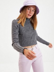 Свитры и кардиганы Trendyol модель TWOAW20KZ1175/Antrasit Фото