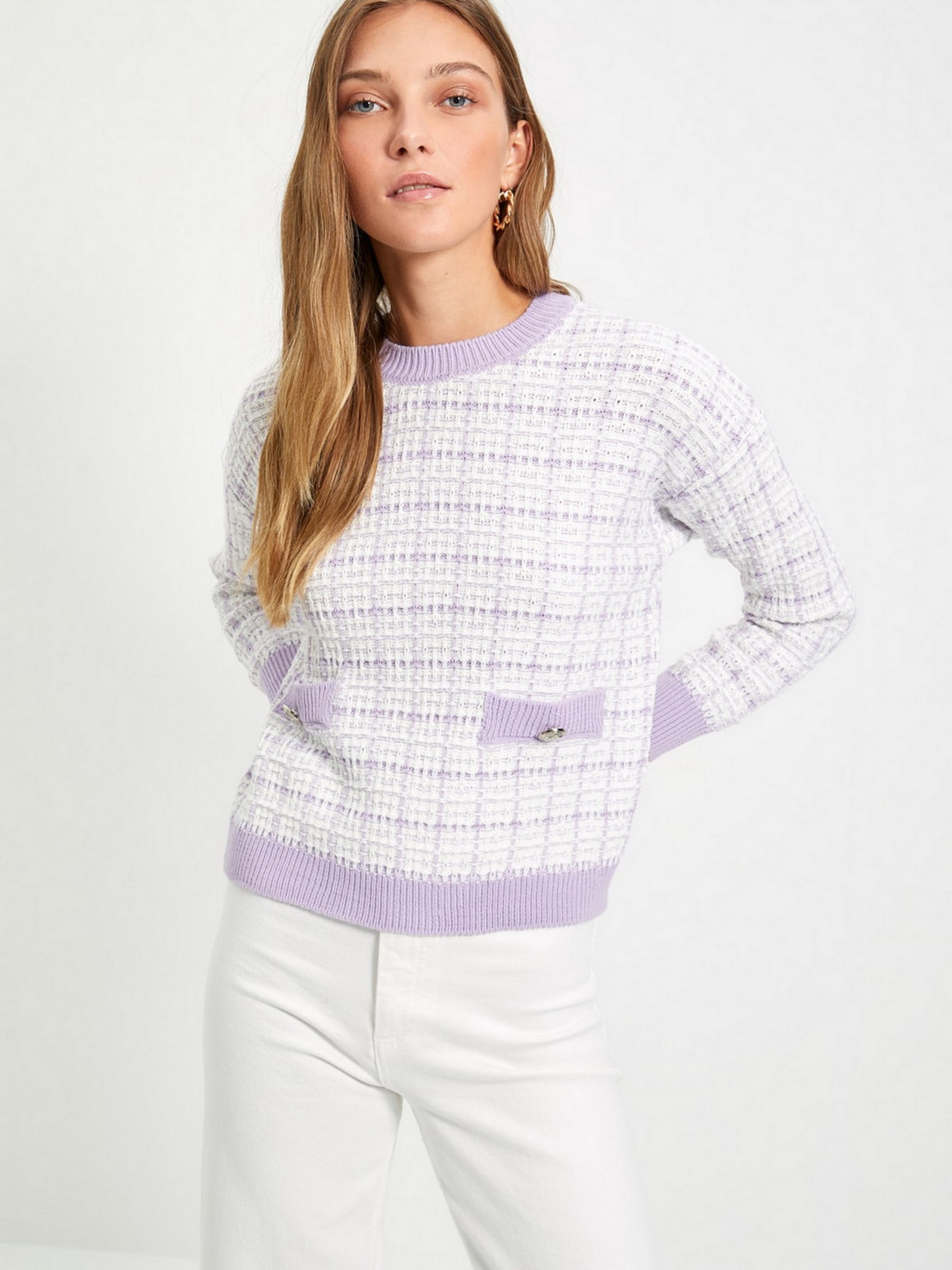Свитры и кардиганы Trendyol модель TWOAW21KZ0031/Lila Свитры и кардиганы Trendyol модель TWOAW21KZ0031/Lila Фото