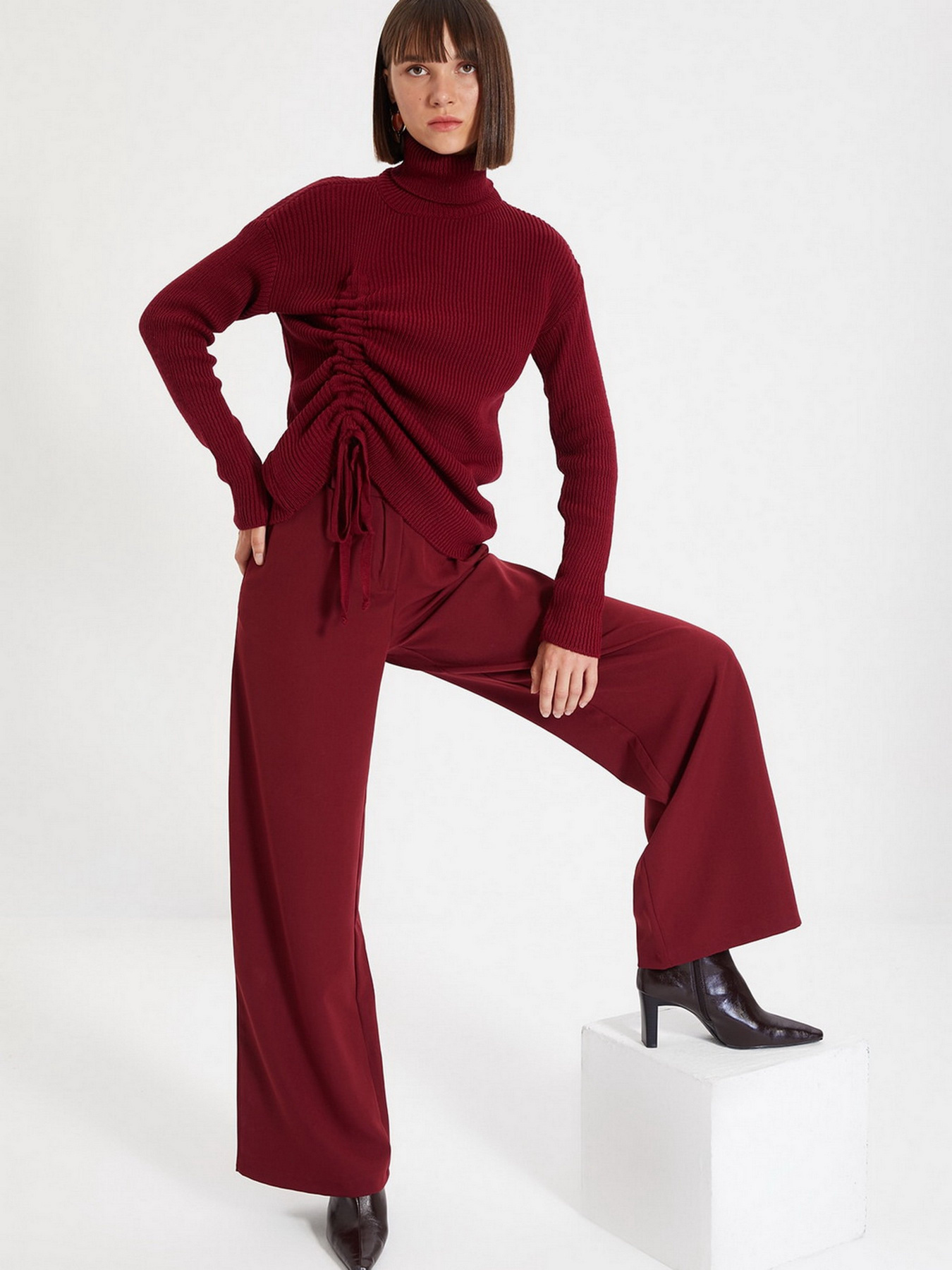 Свитры и кардиганы Trendyol модель TWOAW21KZ2014/Bordo Фото