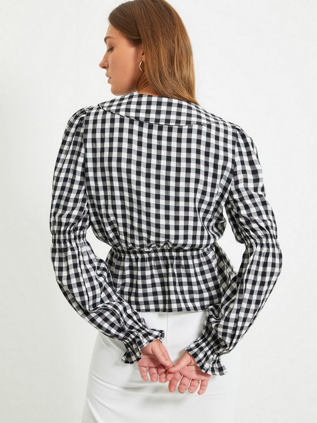 Сорочки Trendyol модель TWOAW22BZ0165/Siyah Сорочки Trendyol модель TWOAW22BZ0165/Siyah Фото