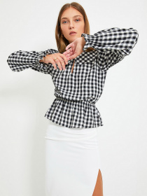 Сорочки Trendyol модель TWOAW22BZ0165/Siyah Фото