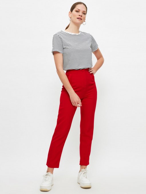 Брюки Trendyol модель TWOSS20PL0515/Kirmizi Фото