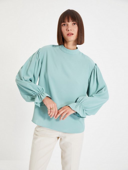 Рубашки Trendyol модель TWOAW22BZ0339/Mint Фото