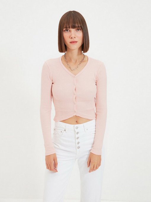 Свитры и кардиганы Trendyol модель TWOAW22BZ0529/Pembe Фото