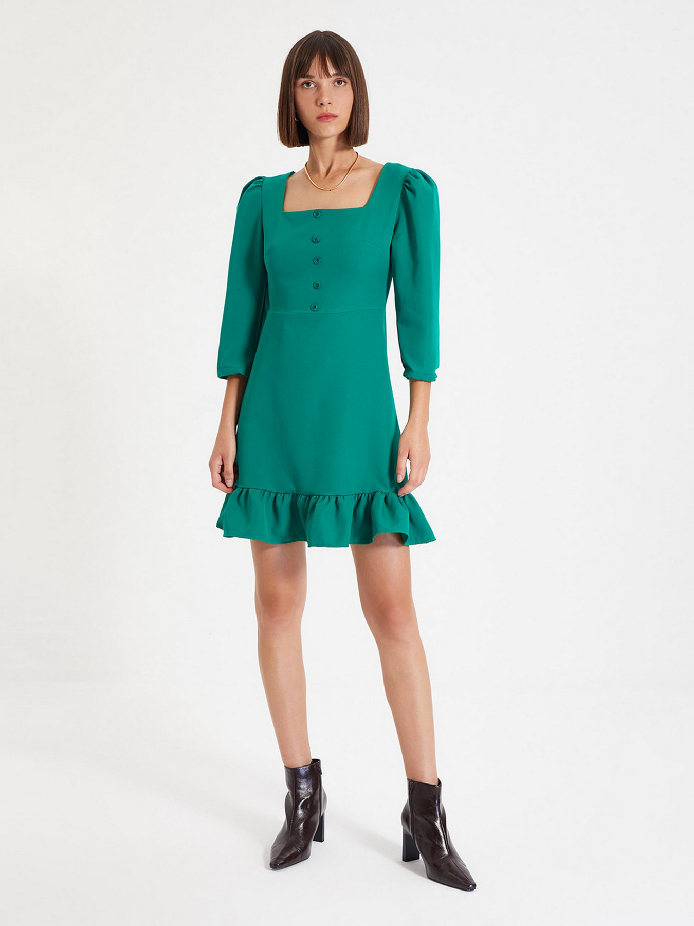 Платья Trendyol модель TWOAW22EL0049/Yesil Платья Trendyol модель TWOAW22EL0049/Yesil Фото