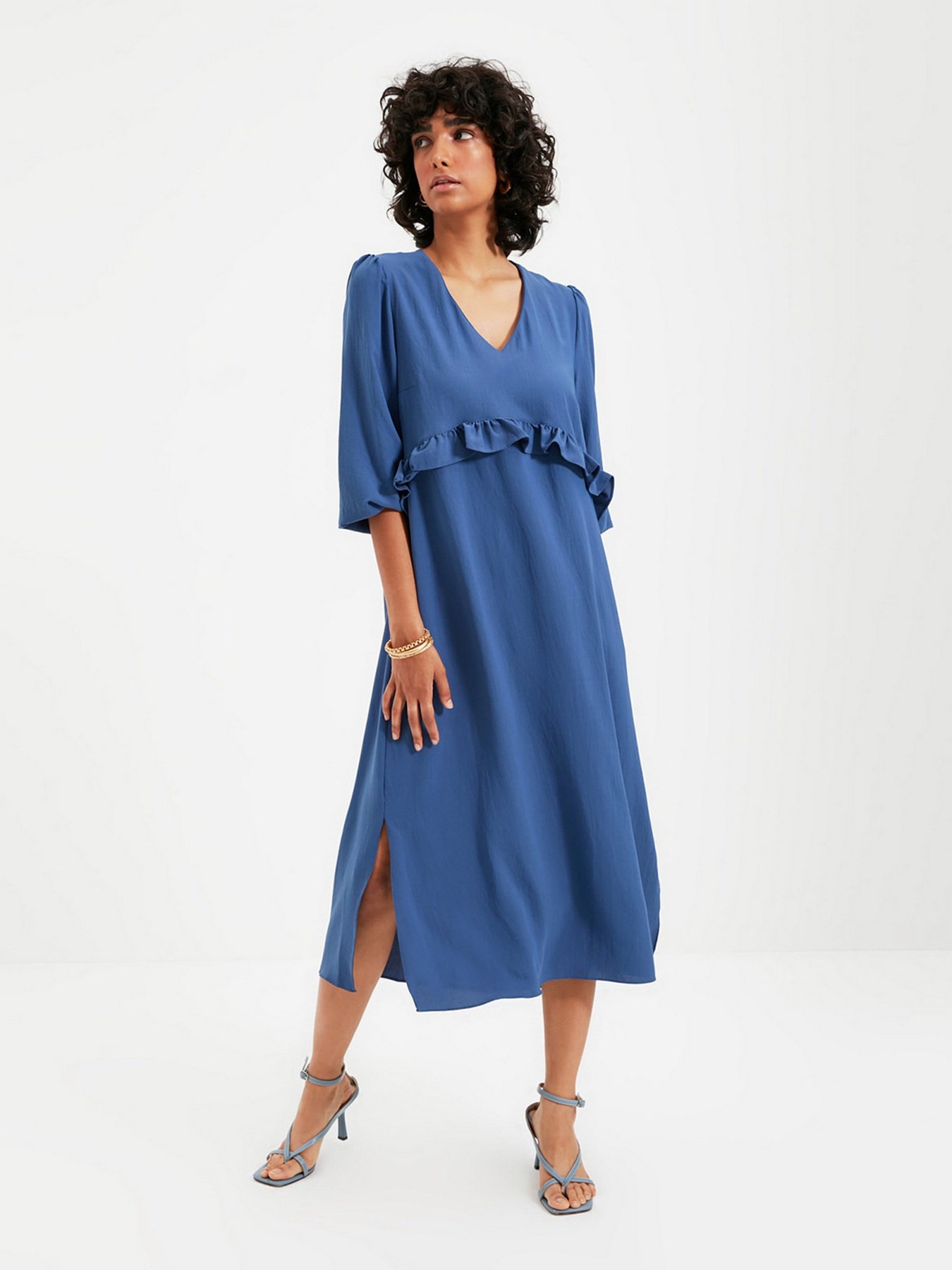 Сукні Trendyol модель TWOAW22EL0063/Indigo Фото