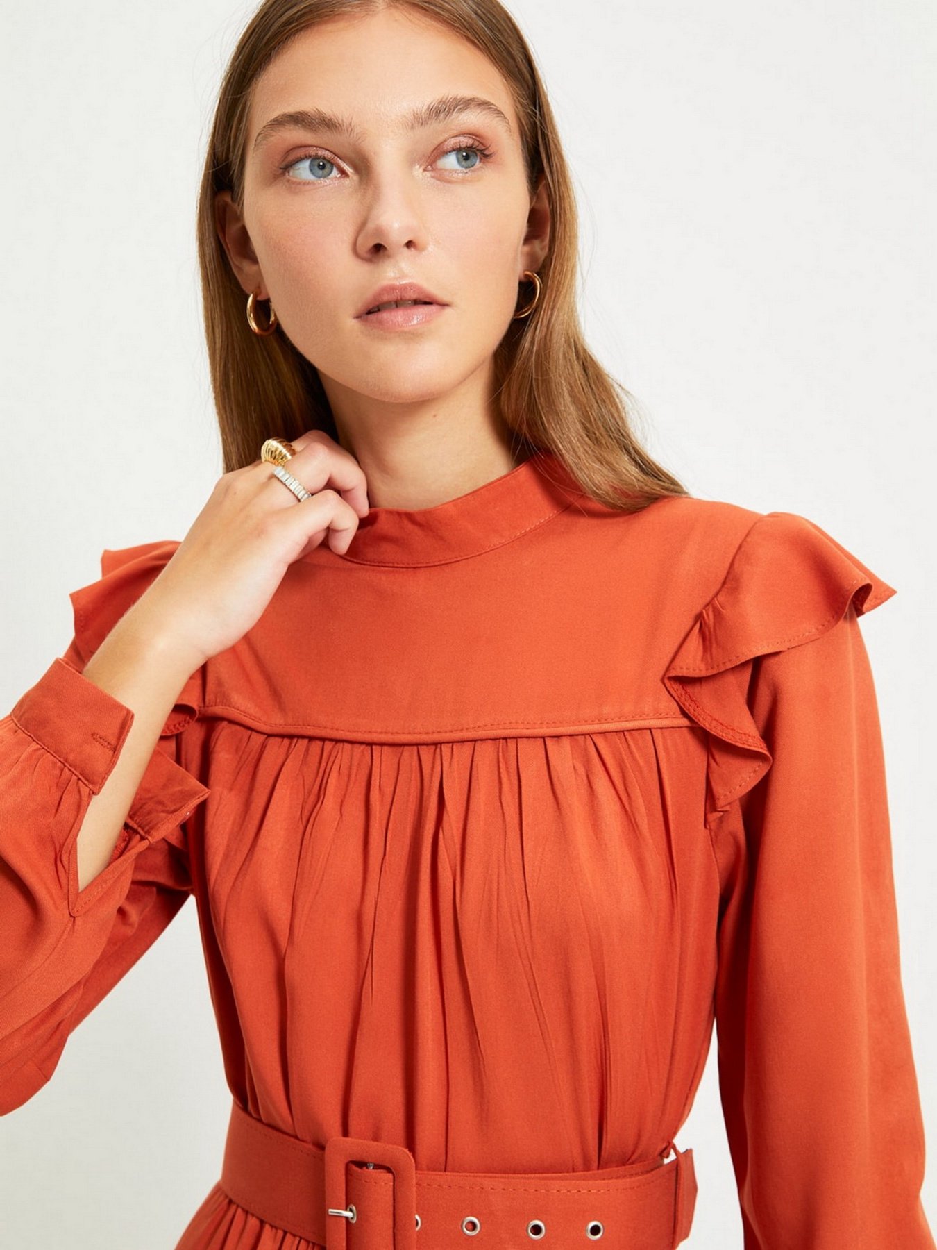 Сукні Trendyol модель TWOAW22EL0346/Kiremit Фото