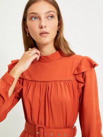 Сукні Trendyol модель TWOAW22EL0346/Kiremit Фото