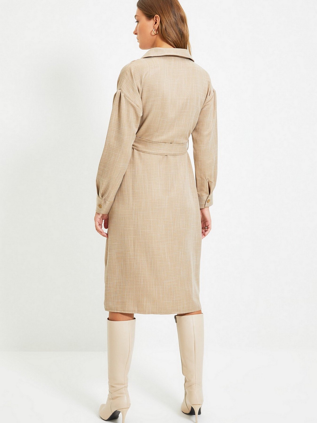 Платья Trendyol модель TWOAW22EL0524/Camel Платья Trendyol модель TWOAW22EL0524/Camel Фото