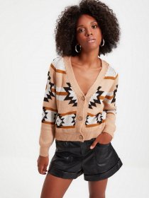 Свитры и кардиганы Trendyol модель TWOAW22HI0107/Camel Фото