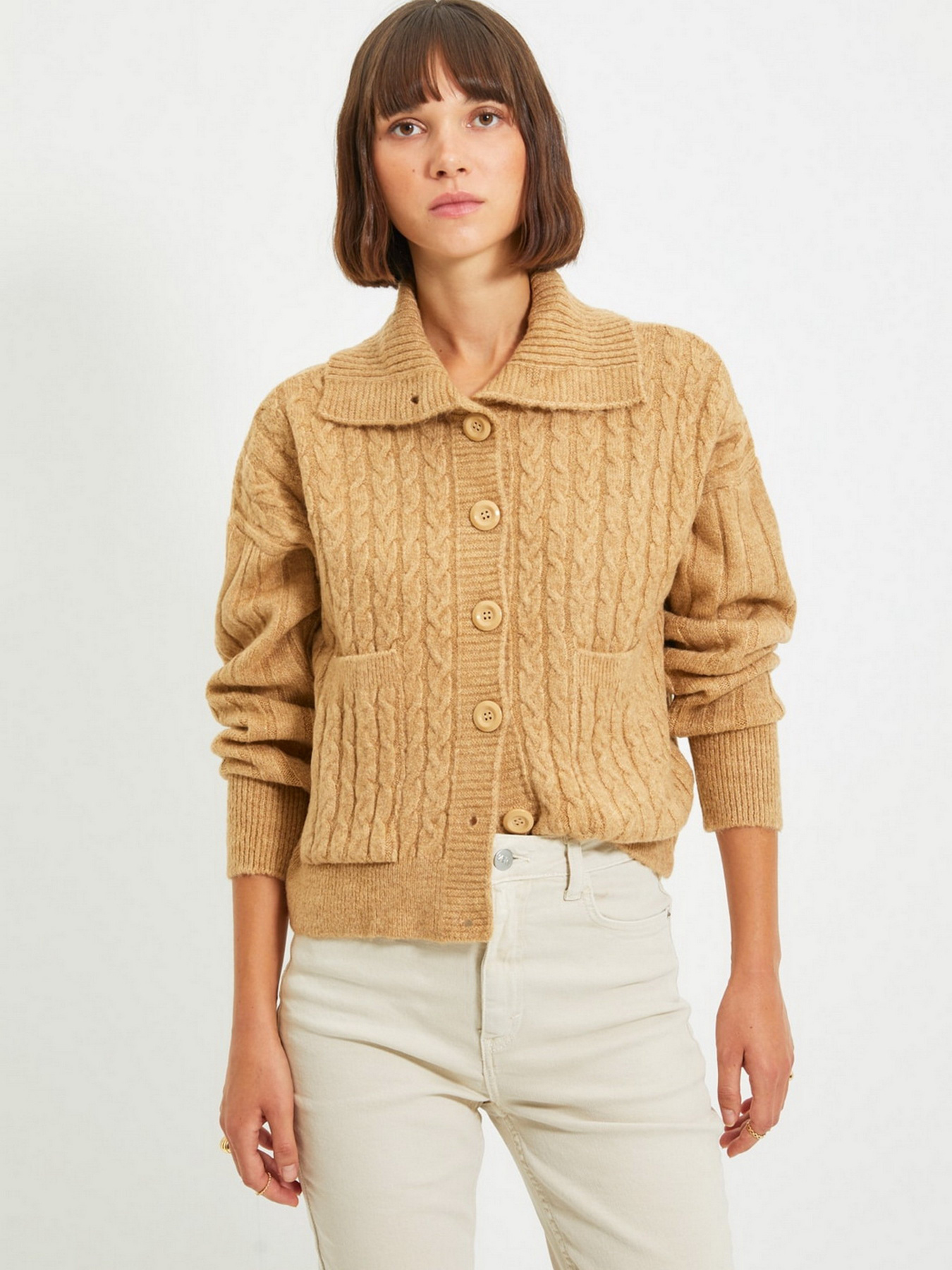 Свитры и кардиганы Trendyol модель TWOAW22HI0406/Camel Фото