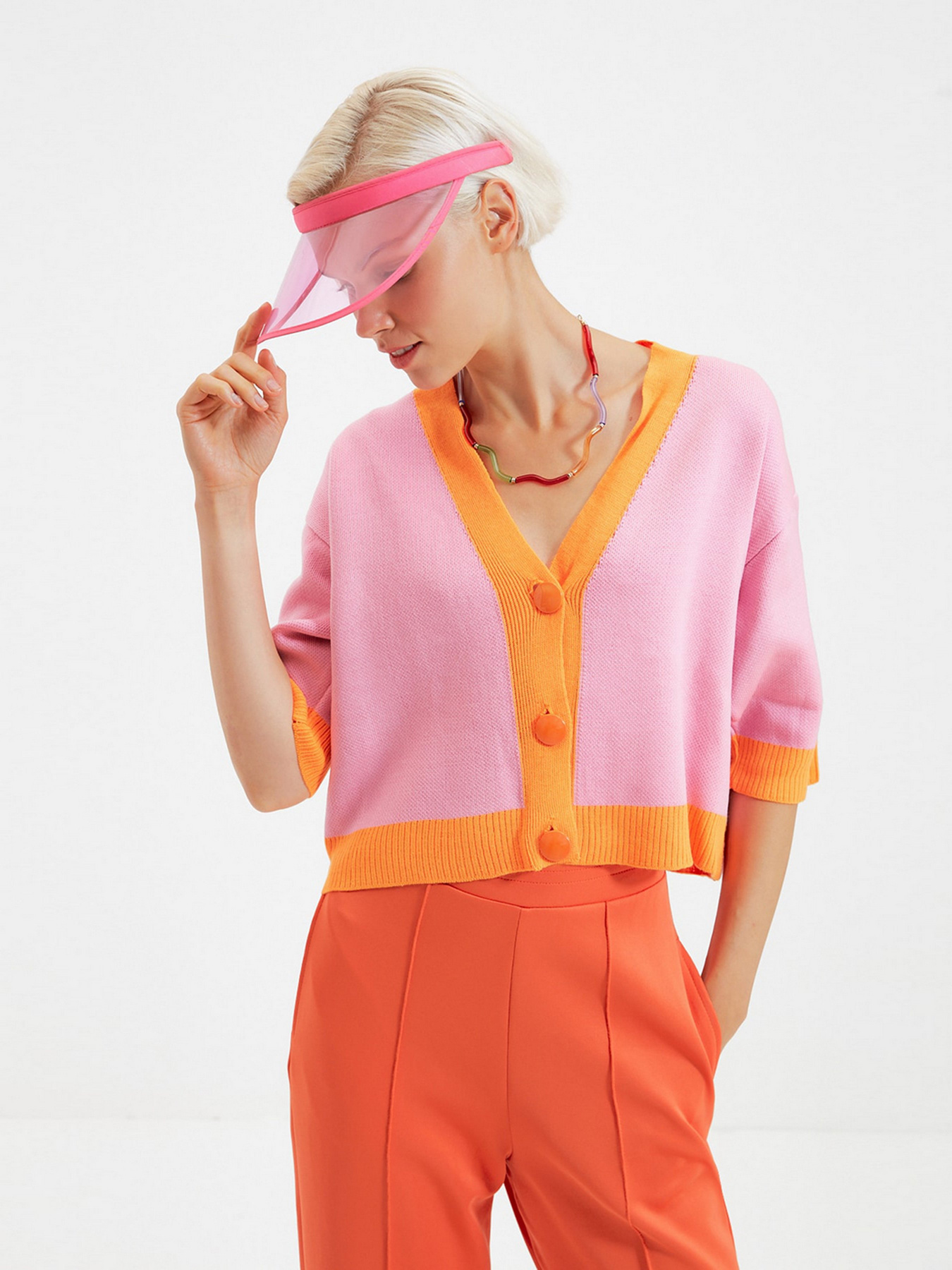 Свитры и кардиганы Trendyol модель TWOAW22HI0421/Pembe Фото