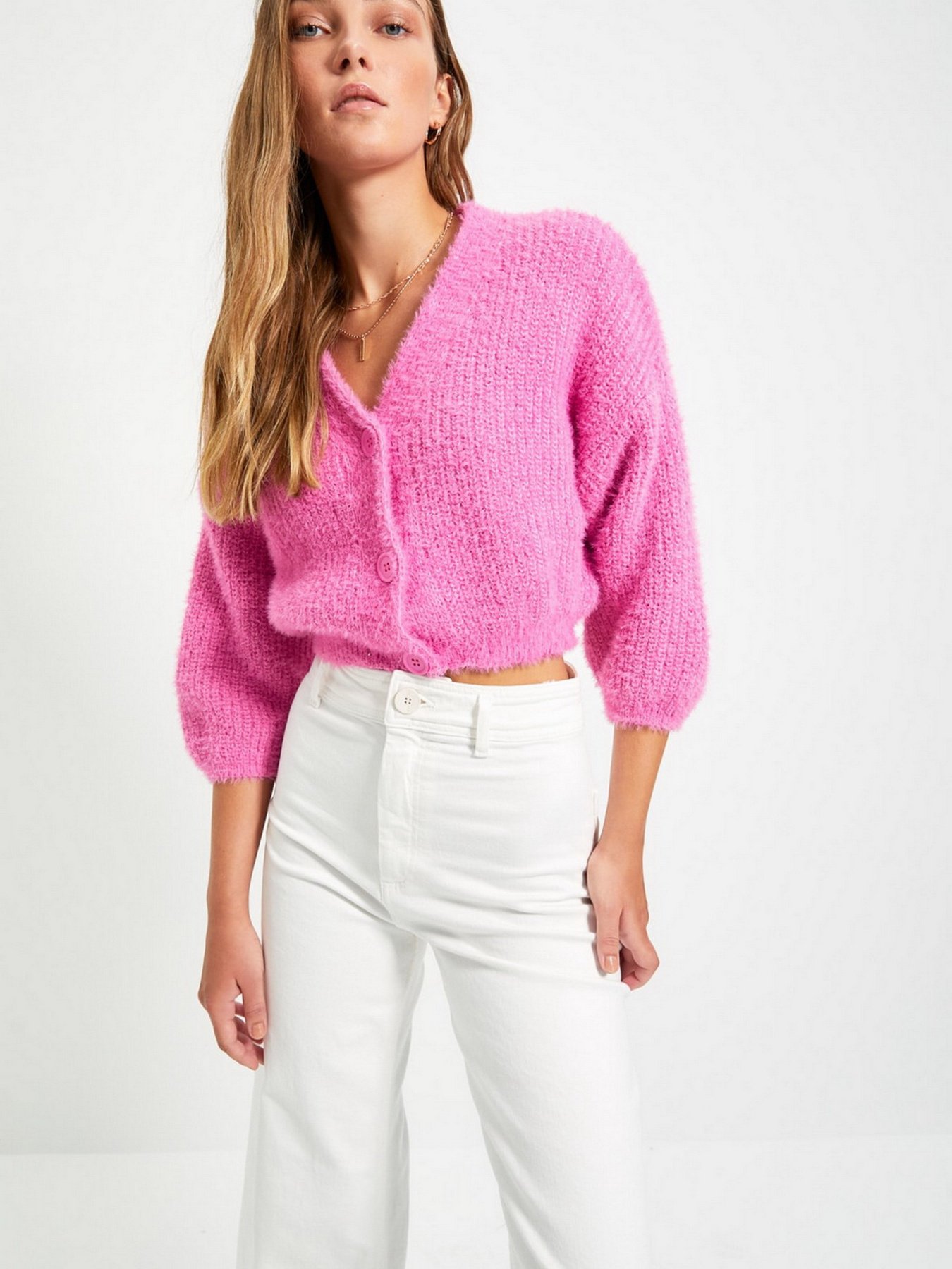 Свитры и кардиганы Trendyol модель TWOAW22HI0452/Pembe Фото