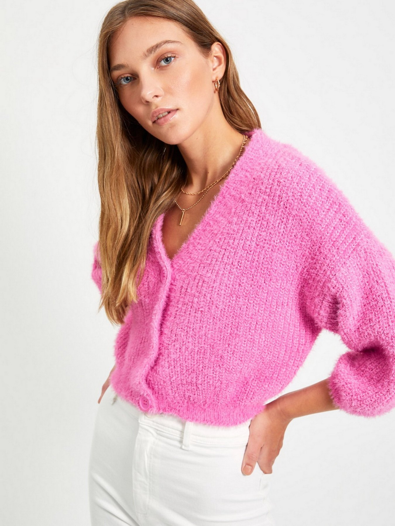 Свитры и кардиганы Trendyol модель TWOAW22HI0452/Pembe Фото