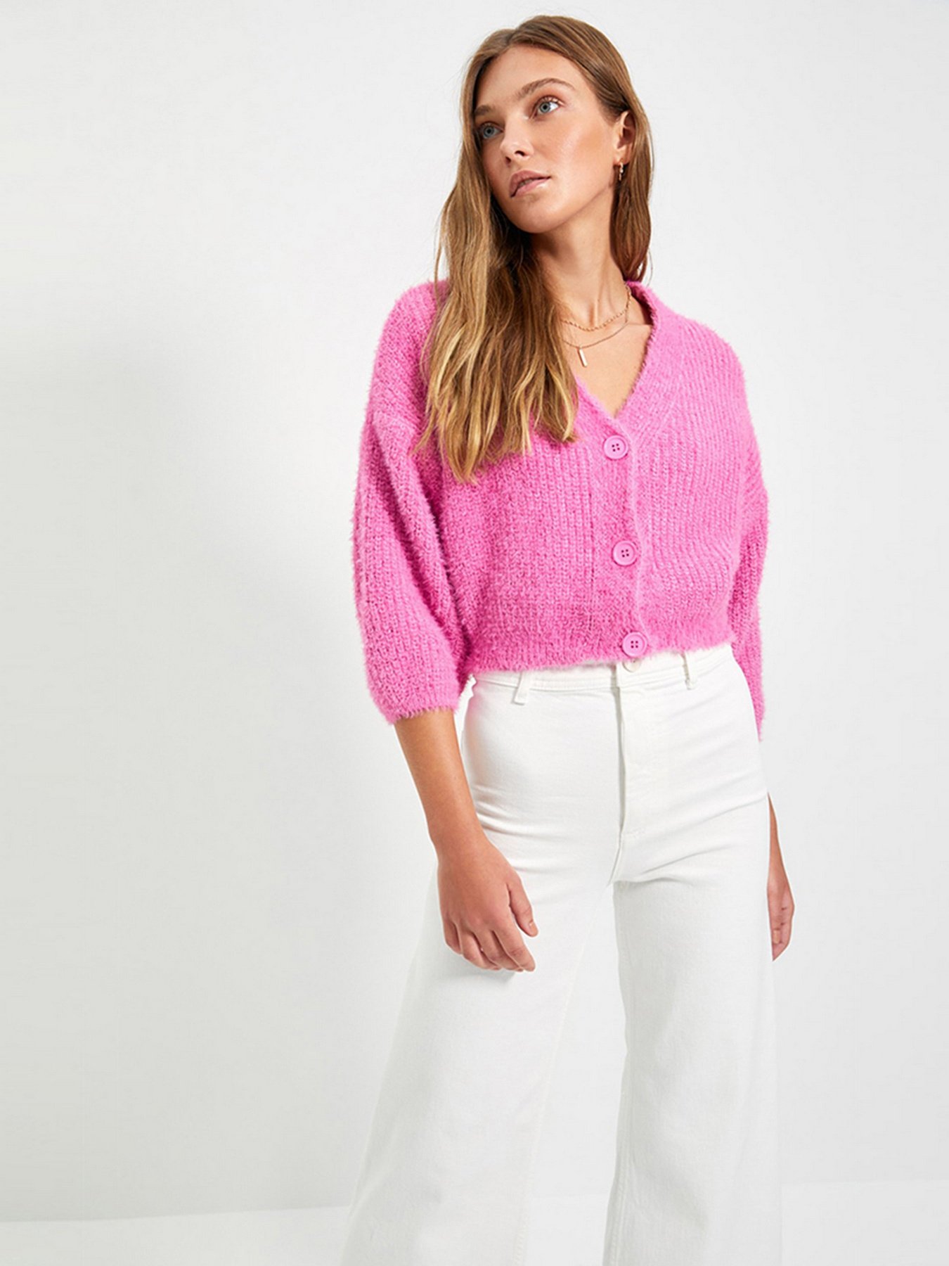Свитры и кардиганы Trendyol модель TWOAW22HI0452/Pembe Фото