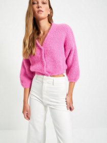 Свитры и кардиганы Trendyol модель TWOAW22HI0452/Pembe Фото
