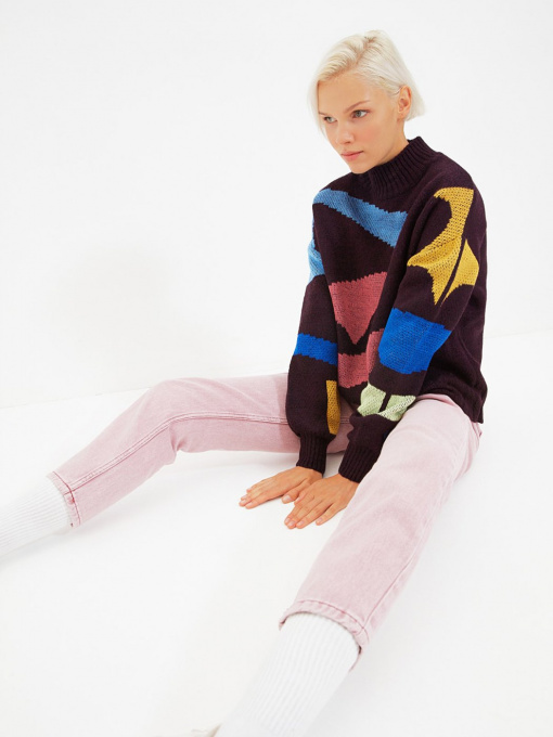 Свитры и кардиганы Trendyol модель TWOAW22KZ0048/Mor Фото