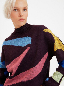 Свитры и кардиганы Trendyol модель TWOAW22KZ0048/Mor Фото
