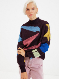 Свитры и кардиганы Trendyol модель TWOAW22KZ0048/Mor Фото