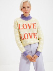 Свитры и кардиганы Trendyol модель TWOAW22KZ0096/Lila Фото