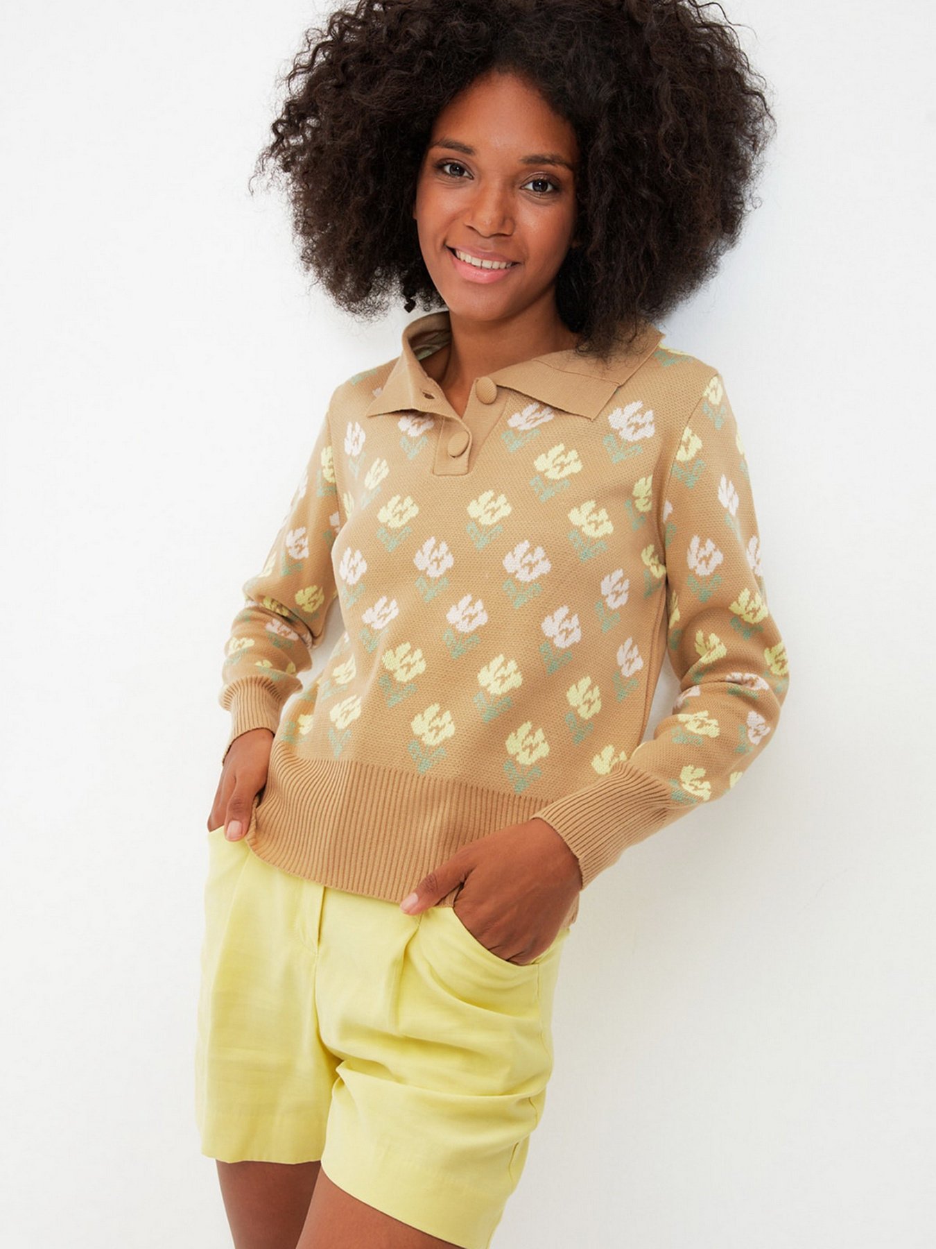Свитры и кардиганы Trendyol модель TWOAW22KZ0195/Camel Фото