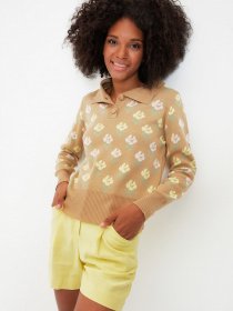 Свитры и кардиганы Trendyol модель TWOAW22KZ0195/Camel Фото