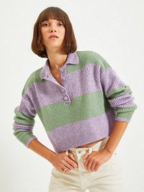 Свитры и кардиганы Trendyol модель TWOAW22KZ0226/Lila Фото