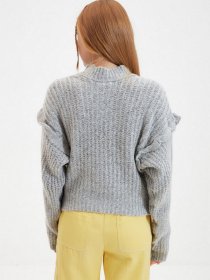 Свитры и кардиганы Trendyol модель TWOAW22KZ0240/Gri Фото