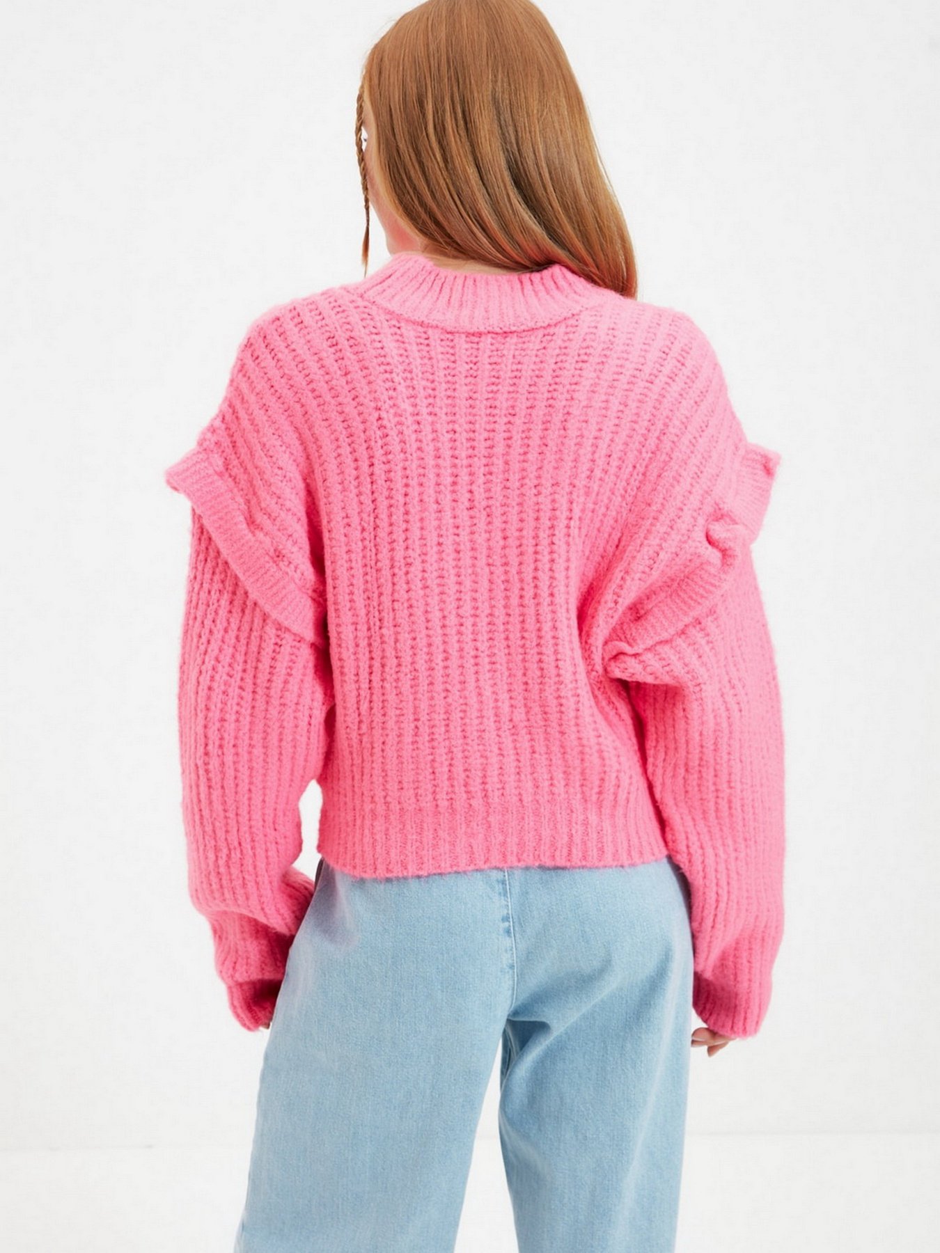 Свитры и кардиганы Trendyol модель TWOAW22KZ0240/Pembe Фото