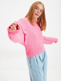 Свитры и кардиганы Trendyol модель TWOAW22KZ0240/Pembe Фото