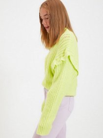 Свитры и кардиганы Trendyol модель TWOAW22KZ0240/Sari Фото