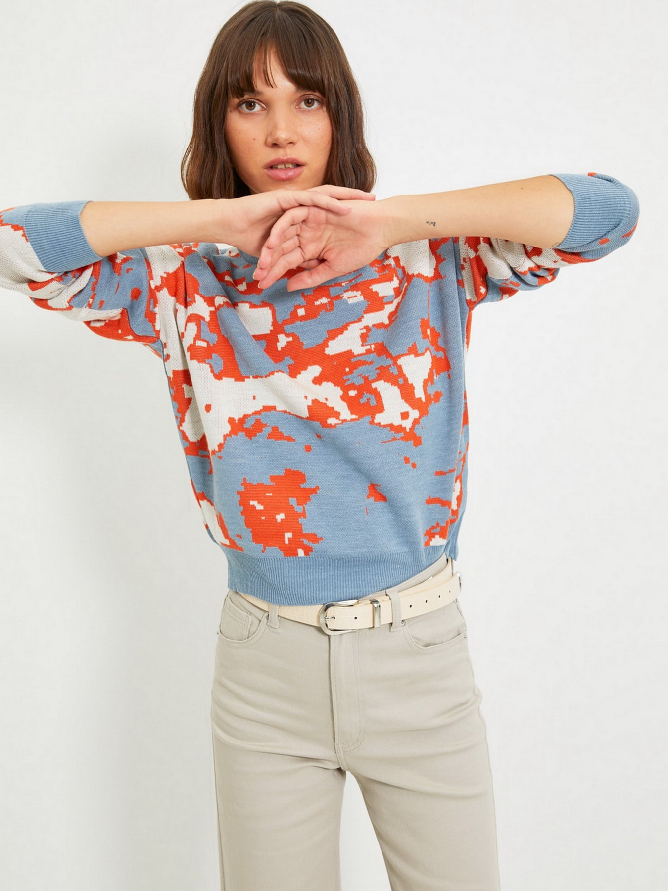 Свитры и кардиганы Trendyol модель TWOAW22KZ0675/Mavi Свитры и кардиганы Trendyol модель TWOAW22KZ0675/Mavi Фото